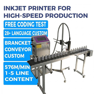 طابعة cj مستمرة مطورة حديثًا من السلسلة من أجل تطبيقات قماش بطاقات ترميز التاريخ الكيميائي للأغذية - Product Image 1