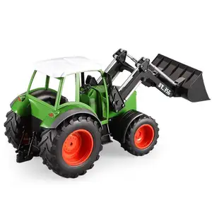 Baru 2.4G RC Traktor Pertanian 4WD 1:16 Mainan Mobil Pertanian Listrik Multifungsi Mainan Konstruksi RC Mainan Truk RC