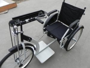 Alta qualità pieghevole manuale medico triciclo handicappato triciclo sedia a rotelle per disabili - Product Image 5