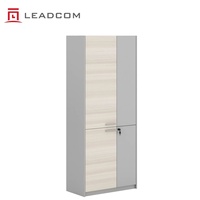LEADCOM Série G-FN193 – Armoire de rangement modulaire haute personnalisée pour bureau, classeur en bois avec serrure, pour projets commerciaux et commandes en gros