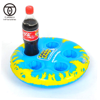 Plateau de nourriture gonflable de piscine porte-gobelet de boisson plateau flottant de piscine pour la fête à la plage