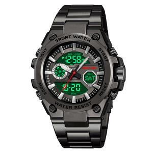 SKMEI 2416 <span class=keywords><strong>Montre</strong></span> de Sport Multifonctionnelle pour Hommes, Étanche 5 ATM, Analogique et LED Numérique, Vente en Gros - Product Image 2