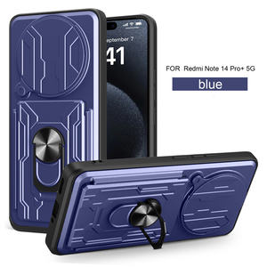 Funda Protectora de Lujo con Soporte Giratorio, Ranura para Tarjetas Magnéticas, Funda Protectora para Teléfono <span class=keywords><strong>Redmi</strong></span> K90 Pro Max/K80 Pro/K80/K70/A5/A3/15C - Product Image 2