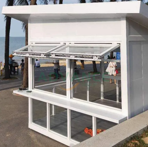 Finestre Pieghevoli in Alluminio di Alta Qualità con Doppio Vetro Temperato di Sicurezza, Finestre Pieghevoli a <span class=keywords><strong>Doppia</strong></span> <span class=keywords><strong>Anta</strong></span> - Product Image 4
