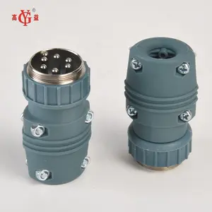 High quality waterproof Mig welding wire feeder 6 pin connector