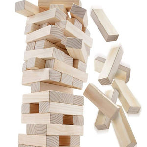Juego de Bloques de Construcción de Madera Gigantes con Logotipo Personalizado al por Mayor, Juego de Torre de Bloques de Madera - Product Image 2