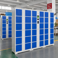 Casillero Electrónico Inteligente de 36 Puertas para Oficina, Escuela, Gimnasio, Centro Comercial, con Acceso Digital Seguro y Gran Capacidad de Almacenamiento
