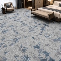 Tapis tissé Axminster pour chambre d'hôtel 5 étoiles, tapis de chambre d'hôtel
