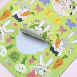 Libro de Pegatinas de Conejito de Pascua de 352 Piezas, Pegatinas Bonitas de Conejos, Zanahorias y Flores para Manualidades Infantiles, Scrapbooking y Decoración de Pascua - Product Image 2