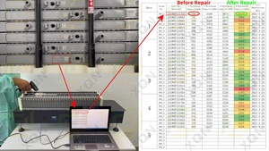Cargador/Descargador de Baterías para Auto XQN HBC08 Pro con Certificación CE, 20V5A, 8-56 Canales, Analizador de Balance, Dispositivo de Reparación de Baterías Híbridas - Product Image 5