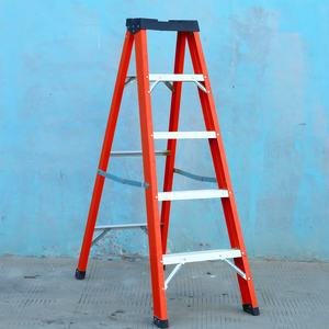 EN131 CE fibre de verre FRP escalera facile 3 étape 4 étape <span class=keywords><strong>4m</strong></span> 5m diélectrique pliant facile magasin escabeau - Product Image 6