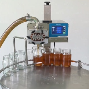 <span class=keywords><strong>Machine</strong></span> de remplissage à plateau tournant <span class=keywords><strong>pour</strong></span> miel, beurre de cacahuète, crème, huile comestible, sauce tomate, pâte de sésame, gel, confiture et <span class=keywords><strong>sirop</strong></span> à haute viscosité - Product Image 6