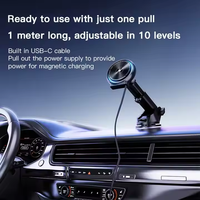 Support de téléphone magnétique XZC-031 support de chargeur de voiture sans fil 15w support de téléphone portable de voiture chargeur sans fil