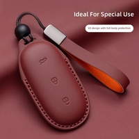 Étui de clé en cuir synthétique microfibre haut de gamme Li Auto L9/L8/L7/L6 2024 avec protection intégrale 3D pour voiture OLIVER
