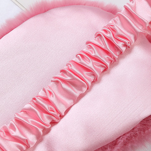 All'ingrosso produttori di Spot di peluche in seta tinta unita maschera per gli occhi pausa pranzo <span class=keywords><strong>a</strong></span> prova di luce confortevole e traspirante - Product Image 4