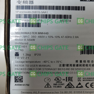 S Non ouvert Nouveau 6se6440-2ud15-5aa1 <span class=keywords><strong>M440</strong></span> 0.55kw 6se6 440-2ud15-5aa1 Brand New Original Spot Plc - Product Image 1