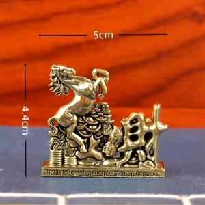 <span class=keywords><strong>Statuette</strong></span> de <span class=keywords><strong>cheval</strong></span> en laiton à prix réduit, idéale pour la décoration de mariage et la collection d'art pour la maison - Product Image 5