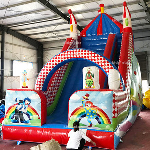 Château gonflable géant personnalisé et écologique avec toboggan, capacité <span class=keywords><strong>20</strong></span> enfants, idéal <span class=keywords><strong>pour</strong></span> la <span class=keywords><strong>location</strong></span> commerciale et les fêtes - Product Image 3