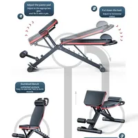 Chaise de fitness réglable directe d'usine équipement de gymnastique à domicile durable pliable planche couchée banc presse haltères bancs supports