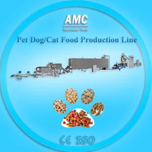 Agente local queria AMC200S 100kph 200kph 100-200 kg/h Pet Feed Pellet Machine Dog Production Line - Product Image 2