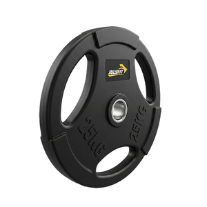 Gym Weight Bumper Plates Calibrated Rubber Coated Cast Iron Barbell Weight Plate Set For Gym