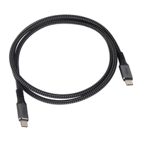 Kabel USB4 VCOM Tipe C ke Tipe C 100W PD Pengisian Daya 40Gbps Transfer Data Thunderbolt 4 8K Audio Video