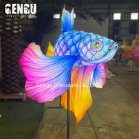 Lanternes décoratives LED, lumière à motif 3D, lanterne chinoise de haute qualité, lanterne en forme de poisson
