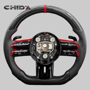 Volant en fibre de carbone personnalisé Dragonfly adapté aux Mercedes Benz <span class=keywords><strong>AMG</strong></span> <span class=keywords><strong>W204</strong></span> W205 W212 W176 W213 Cla W210 W177 W221 a C E S - Product Image 1