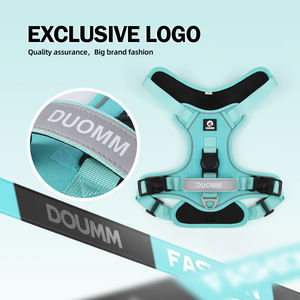 Tali kekang anjing reflektif, kain Oxford modis <span class=keywords><strong>XL</strong></span> warna-warni pola garis tahan ledakan Anti hilang tali traksi untuk hewan peliharaan - Product Image 4