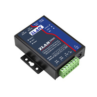 Convertidor Ethernet de 2 puertos puerta de enlace industrial servidor serie RS485 a Ethernet TCP IP Modbus Gateway ZLAN5243A