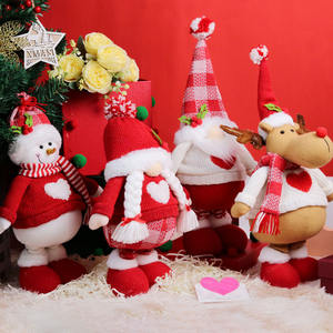 Nuova Bambola Natalizia Telescopica in Peluche Lavorata a Maglia per Decorazioni Natalizie e Vetrine - Product Image 5