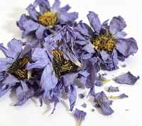 Fleurs de lotus bleues séchées de qualité supérieure, nénuphars égyptiens entiers pour arôme botanique et infusions aux herbes