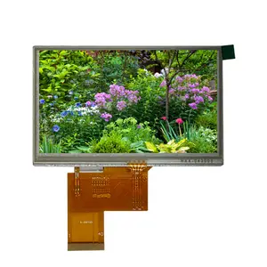 شاشة LCD تعمل باللمس 4.3 بوصة 480*272 Ips شاشة مربعة 16.7M Tft LCD