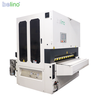 Machine à poncer à bande large Belino pour bois peint, MDF, WPC, bois massif, contreplaqué, panneaux de particules, meubles en noyer noir, moteur 26KW