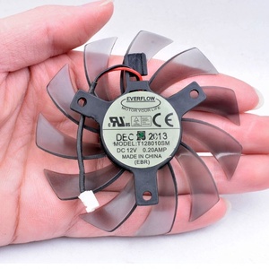 พัดลมระบายความร้อนการ์ดกราฟิกการ์ด HD5870 <span class=keywords><strong>GTX460</strong></span> 0.20A Everflow 12V ของแท้ - Product Image 3