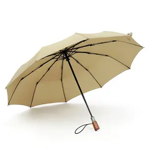Presente Do negócio Ensolarado Chuvoso guarda-chuva Luxo personalizado auto dobrável umbrella Sombrinha de Viagem à prova de vento