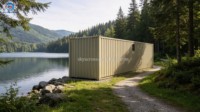 Maison conteneur modulaire préfabriquée Skyacross, démontable, portable, empilable, en kit