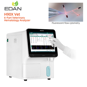 Analyseur d'hématologie vétérinaire EDAN H90X à 6 parties, équipement d'hématologie vétérinaire, équipement d'hématologie à 6 parties pour animaux - Product Image 4