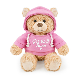 Mignon sweat à capuche ours en peluche, cadeau exclusif pour la Saint-Valentin. Je t'aime / Je t'en veux / Je t'envie mon plein air / S'il te plaît, pardonne-moi - Product Image 1