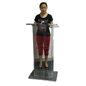 저렴한 현대 아크릴 Lectern 교회 연단 제조 업체