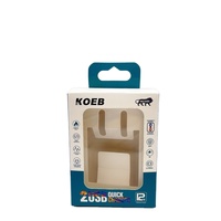 Boîte en papier de luxe légère de haute qualité personnalisable pour l'emballage électronique de câble de chargeur mural Emballage en papier de luxe plié