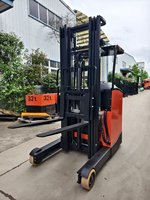 Carrello Elevatore Elettrico a Timone Fisso Serie CQD 1500kg 2000kg 2500kg 3000kg con Sollevamento 4.5m per Magazzini a Corsie Strette
