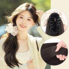 Barattoli di capelli lunghi con Lace Clap Scrunchfoot di alta qualità extension per capelli umani - Product Image 1