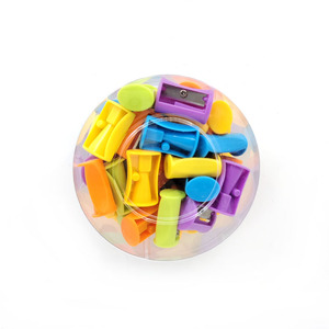 Offre Spéciale : Mini Taille-Crayon en Plastique à Un Trou, Outil de Papeterie Coloré pour Étudiants, Emballage en Gros - Product Image 3