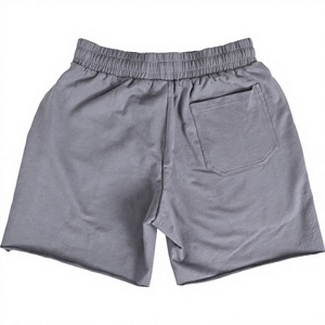 Shorts de sport unisexe personnalisés pour homme, avec fentes latérales avant, poche arrière, style décontracté motard et culturisme, écologiques, style urbain - Product Image 1
