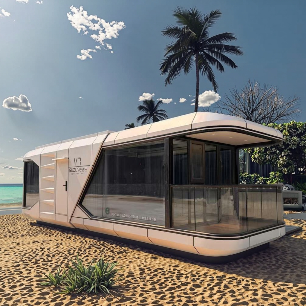 Modern Fashion Prefab House Mobile Luxury Cabin Small Resort Garden Studio Chinese Supplier for School Kitchen Bedroom Park