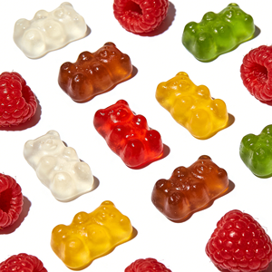 Caramelos de Goma Q-bouncy Bear Sabor Frambuesa con Sabores de Frutas Mixtas, Dulces Casuales para Niños y Adultos - Product Image 1