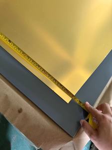 Espejo flexible acrílico dorado y plateado de superficie dura - Product Image 5