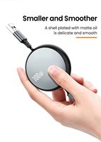Kabel Aluminium 100W Pengisian Cepat 1-ke-3 Retractable 2*Type C+Micro-USB Mendukung Transfer Data untuk Ponsel