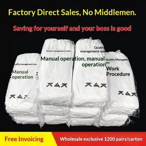 Gants <span class=keywords><strong>de</strong></span> travail en coton personnalisables en gros pour usine, gants <span class=keywords><strong>de</strong></span> protection unisexes blancs épaissis à usage général pour salle blanche - Product Image 3